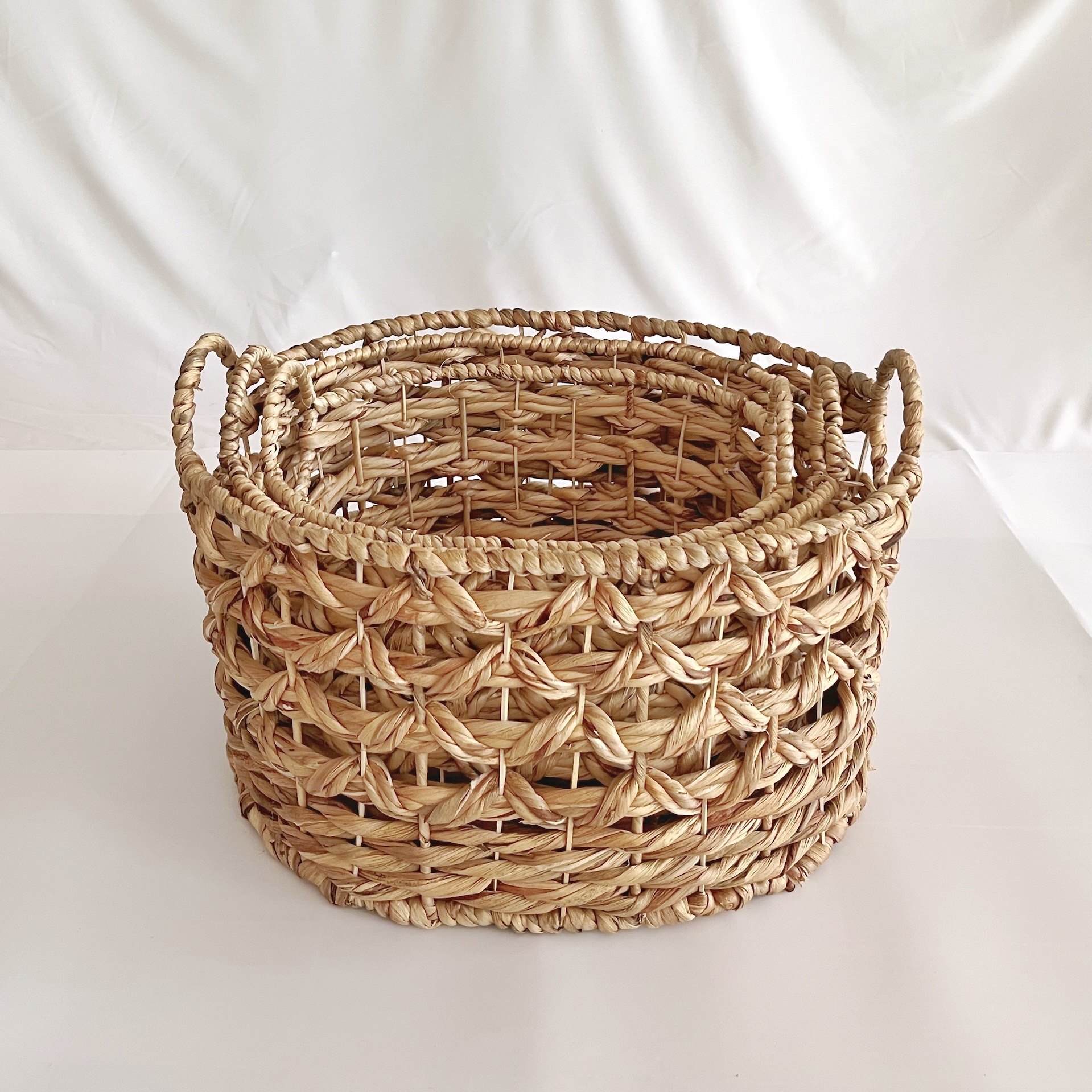 Set of 3 Hyacinth Baskets
