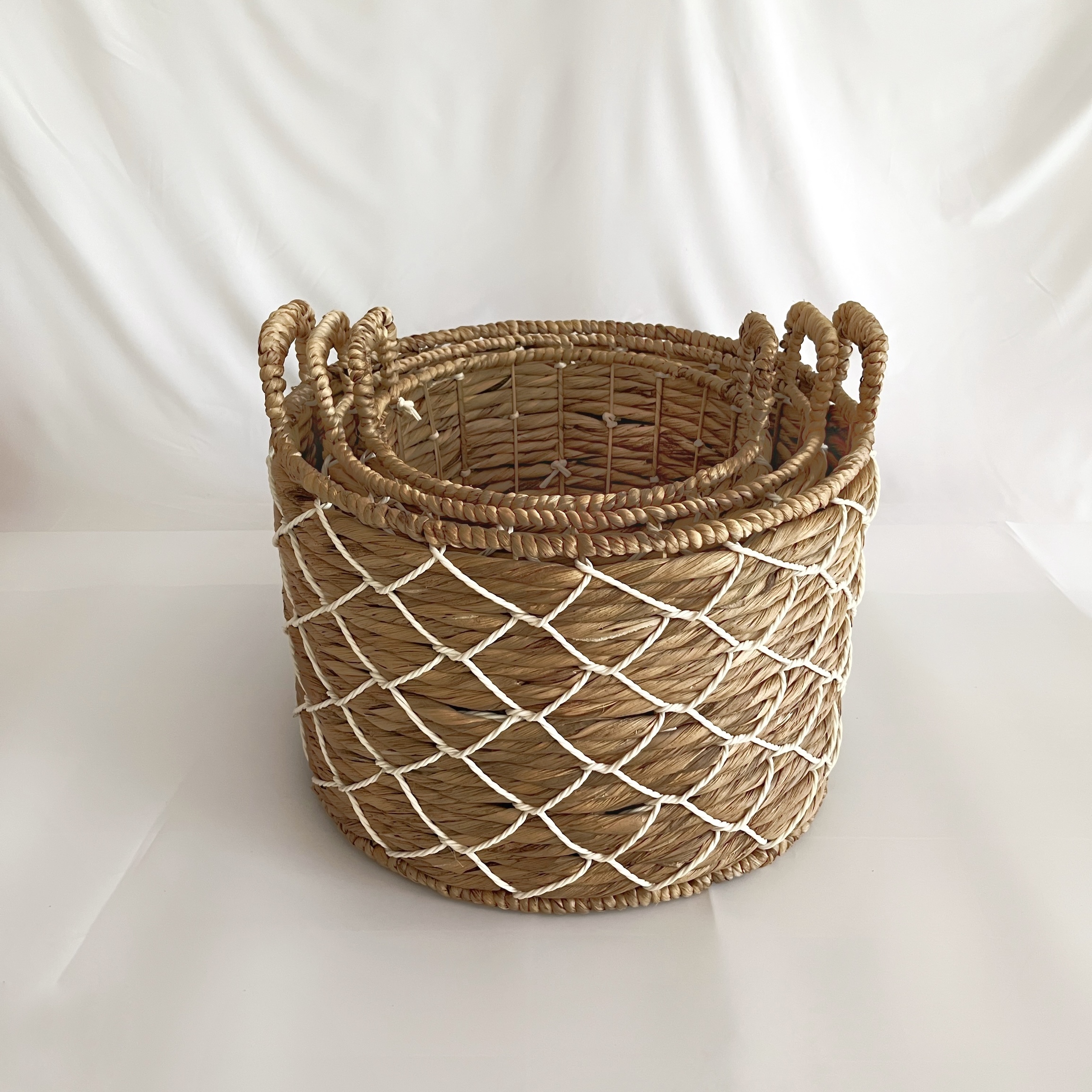 Set of 3 Hyacinth Baskets