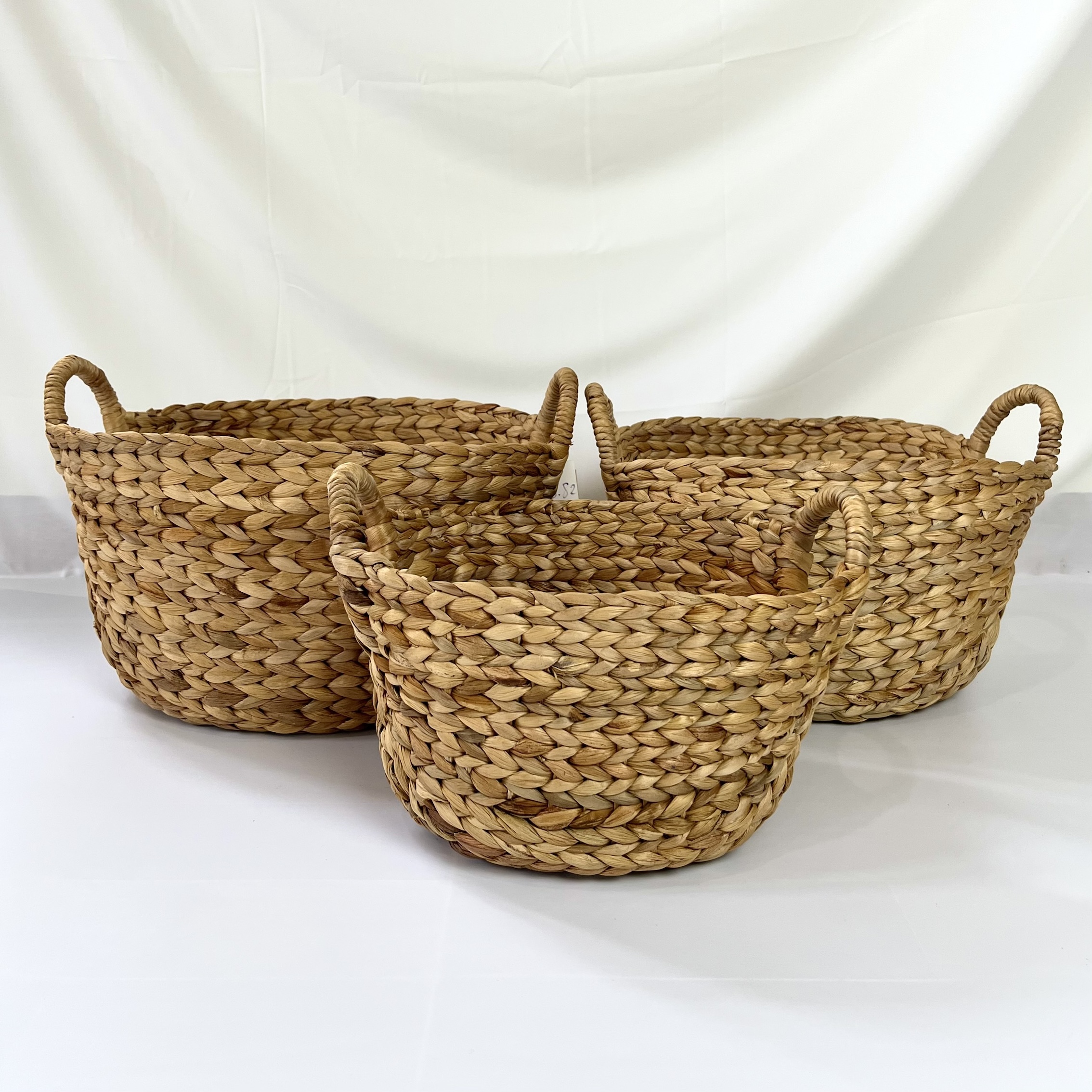 Set of 3 Hyacinth Baskets