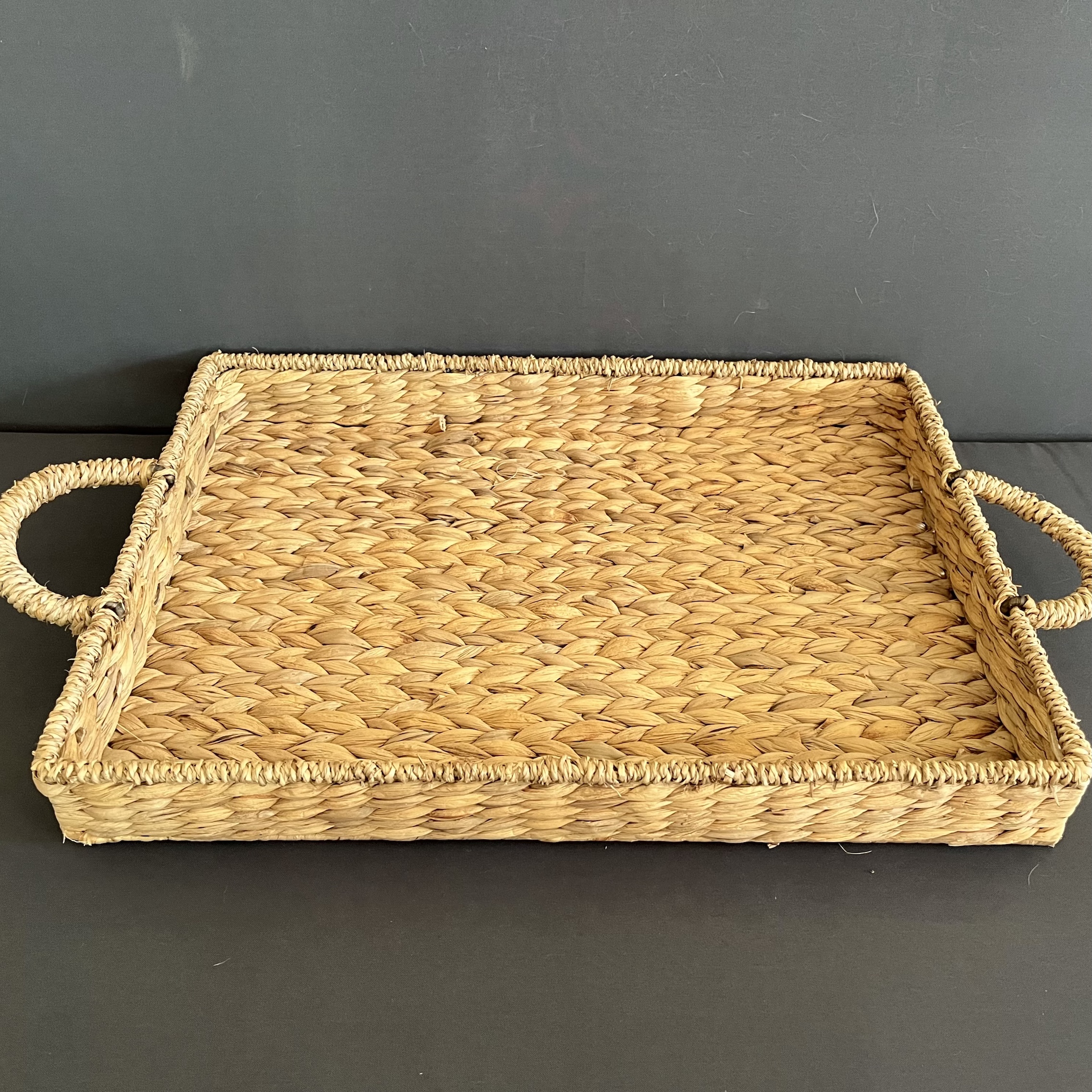 Retangle Hyacinth Tray